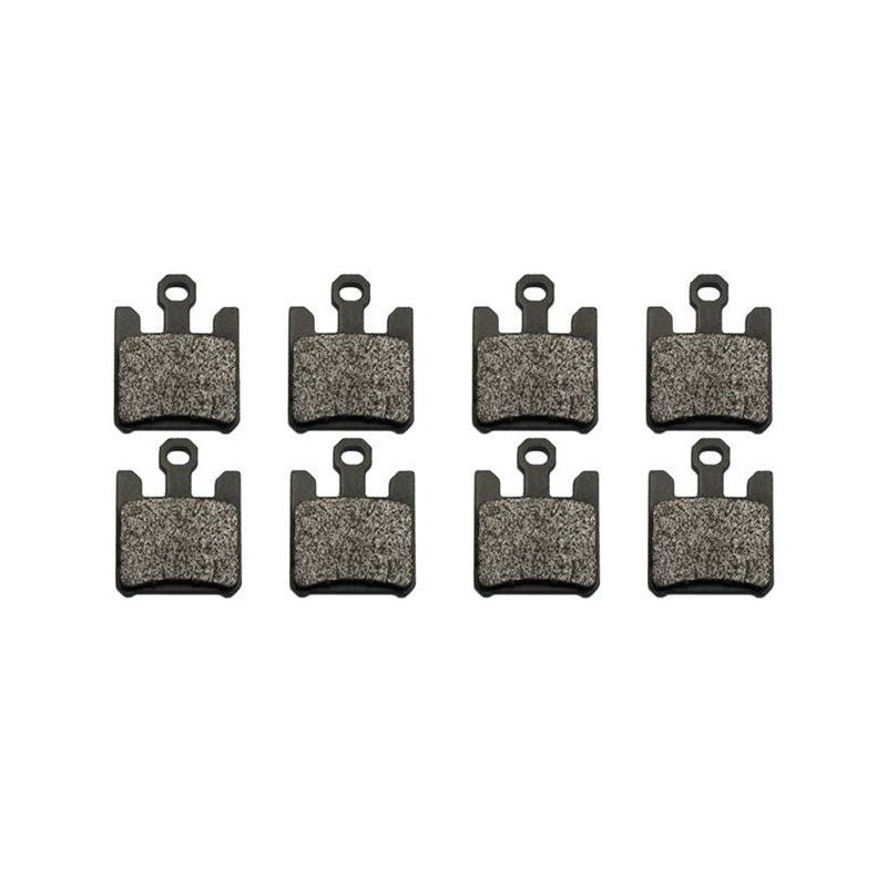 2 Kit plaquettes frein Av Ga et Av Dr Pour Kawasaki Ninja ZX-6R 636  de 2003 à 2006 - Image 2