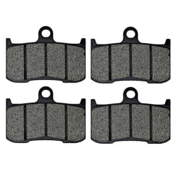 2 Kit plaquettes frein Av Ga et Av Dr Pour Kawasaki Z800 Série B  de 2013 à 2016