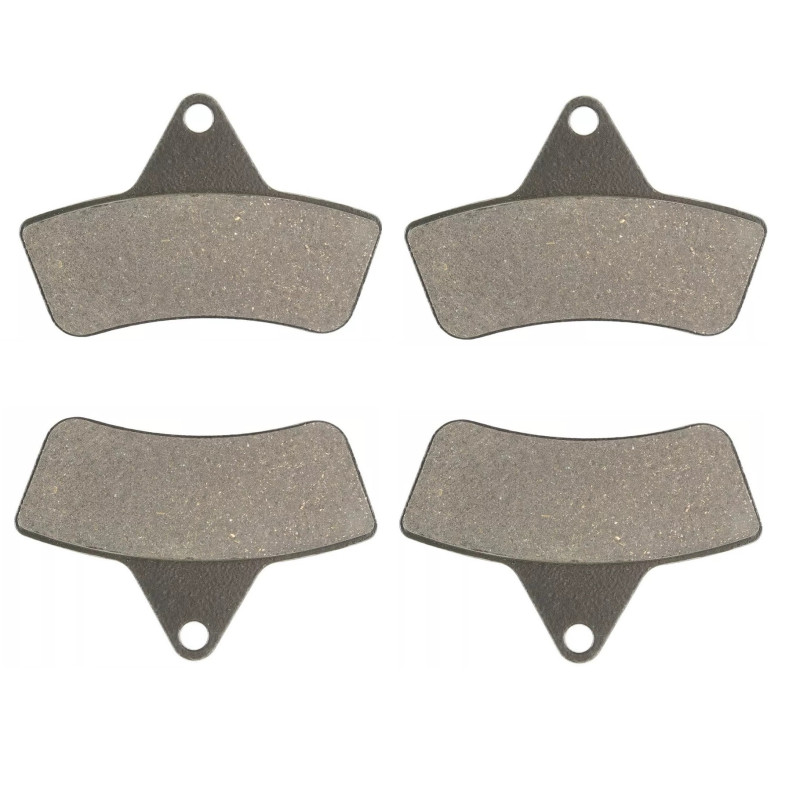 2 Kit plaquettes frein Av Ga et Av Dr Pour Laverda Quasar 500 4x4 de 2004 à Nc