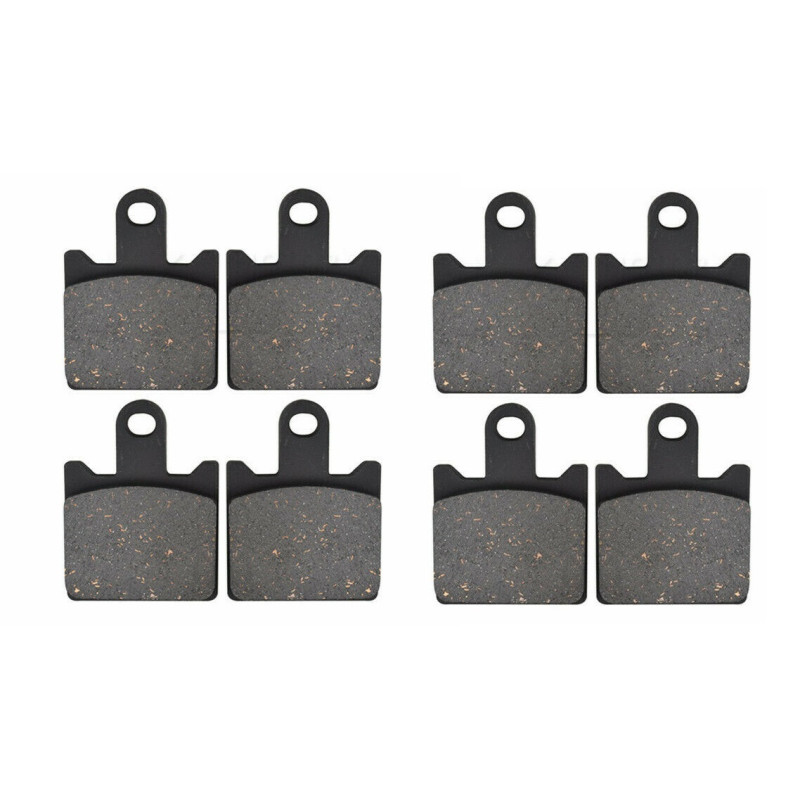 2 Kit plaquettes frein Av Ga et Av Dr Pour Kawasaki Ninja ZX-6R 600  de 2007 à 2016 - Image 2