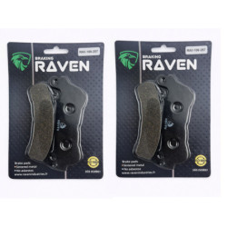 2 Kit plaquettes frein Av Ga et Av Dr Pour Honda XLV 1000 Varadero  de 2004 à 2011