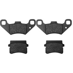 2 Kit plaquettes frein Av Ga et Av Dr Pour Adly Interceptor 300  de 2008 à Nc