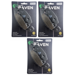 3 Kit plaquettes frein Ar, Av Ga et Av Dr Pour Kawasaki Zephyr 750  de 1991 à 1995