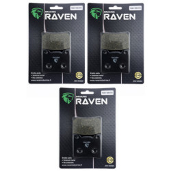 3 Kit plaquettes frein Av G, Av D et Ar Pour Yamaha FZX 750  de 1987 à Nc