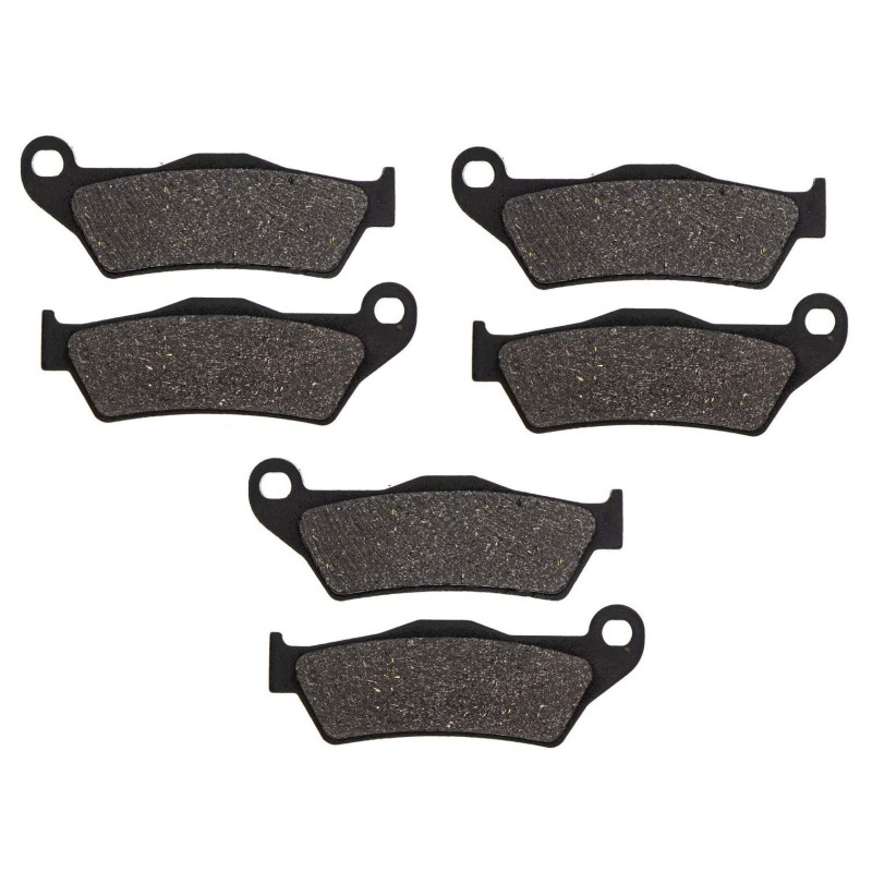 3 Kit plaquettes frein Av G, Av D et Ar Pour Gas-Gas Wild 515 HP de 2009 à Nc - Image 2