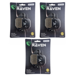 3 Kit plaquettes frein Av G, Av D et Ar Pour E-Ton Vector 250 VXL ST de 2006 à 2007