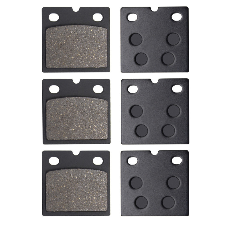 3 Kit plaquettes frein Av G, Av D et Ar Pour Bmw K 100 RT  de 1983 à 1988 - Image 2