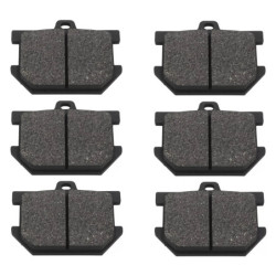 3 Kit plaquettes frein Av G, Av D et Ar Pour Yamaha XS 1100  de 1978 à 1980