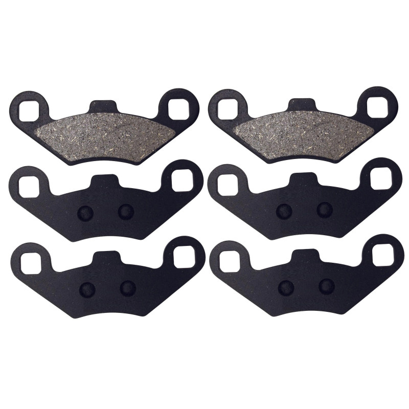 3 Kit plaquettes frein Av G, Av D et Ar Pour Peugeot Metropolis 400 T T-RS blue line de 2014 à 2016 - Image 2