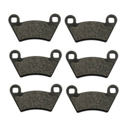 3 Kit plaquettes frein Av G, Av D et Ar Pour Polaris UTV 500  de Nc à Nc