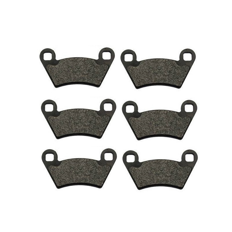 3 Kit plaquettes frein Av G, Av D et Ar Pour Polaris UTV 500  de Nc à Nc - Image 2
