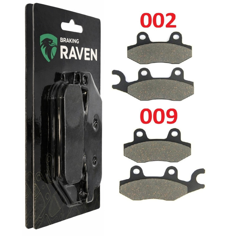 2 Kit plaquettes frein Av Ga et Av Dr Pour Cf-moto Rancher 500 CF 5 de 2011 à 2014