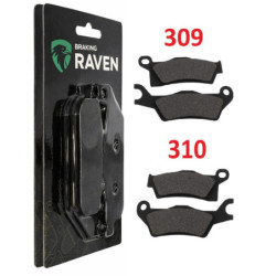 2 Kit plaquettes frein Av Ga et Av Dr Pour Can-am Outlander 800 R STD Max de 2012 à 2016