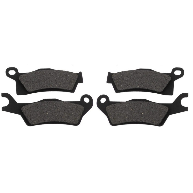 2 Kit plaquettes frein Av Ga et Av Dr Pour Can-am Renegade 500 STD de 2012 à 2015 - Image 2
