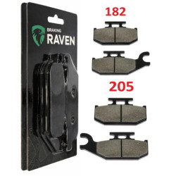 2 Kit plaquettes frein Av Ga et Av Dr Pour Can-am DS 650  de 2000 à 2010