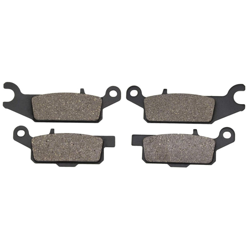 2 Kit plaquettes frein Av Ga et Av Dr Pour Yamaha YFM Raptor 250  de 2008 à 2013 - Image 2