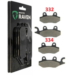 2 Kit plaquettes frein Av Ga et Av Dr Pour Keeway Silverblade 250 i de 2013 à 2014