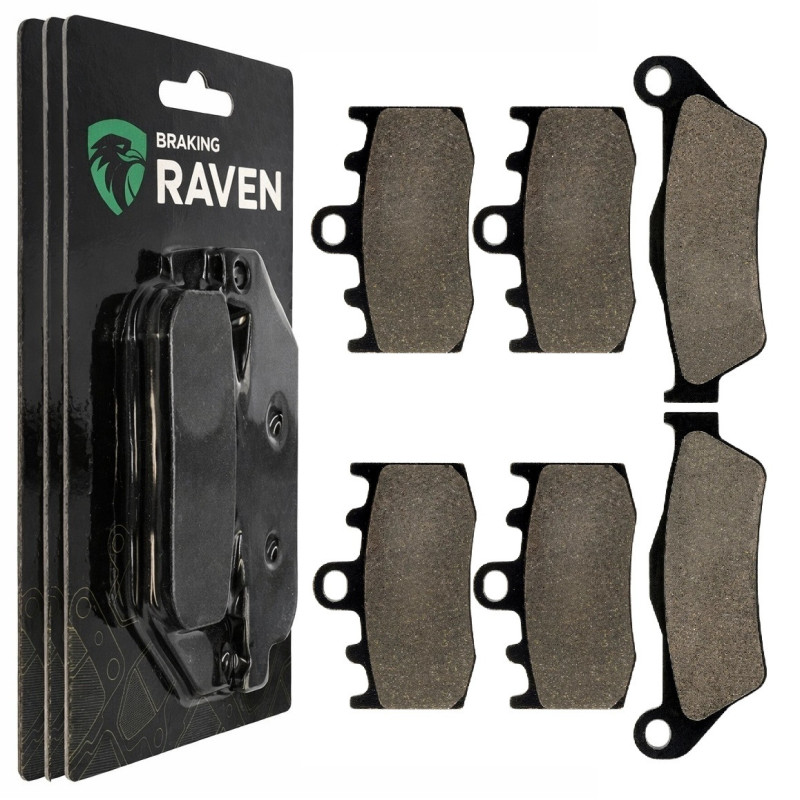 2 Kit plaquettes frein Av G, Av D et Ar Pour Bmw K 1300 S Sport  de 2007 à 2015