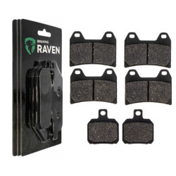 2 Kit plaquettes frein Av G, Av D et Ar Pour Ducati Multistrada 1000 DS S de 2003 à 2006