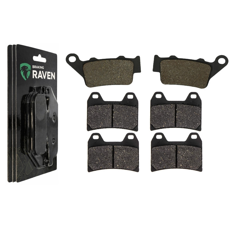 2 Kit plaquettes frein Av G, Av D et Ar Pour Bmw F 800 S  de 2004 à 2010