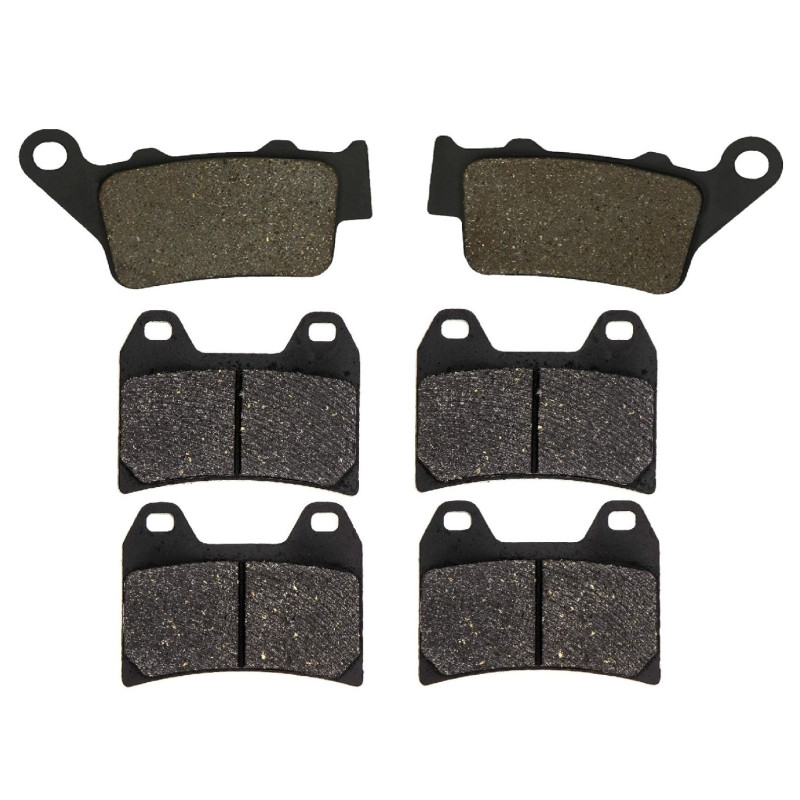 2 Kit plaquettes frein Av G, Av D et Ar Pour Bmw F 800 S  de 2004 à 2010 - Image 2