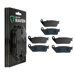 2 Kit plaquettes frein Av G, Av D et Ar Pour Bmw C 650 GT  de 2011 à 2020