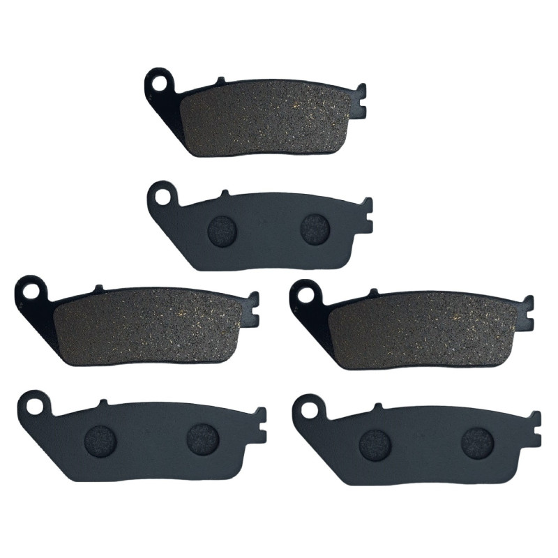2 Kit plaquettes frein Av G, Av D et Ar Pour Bmw C Evolution  de 2013 à 2020 - Image 2
