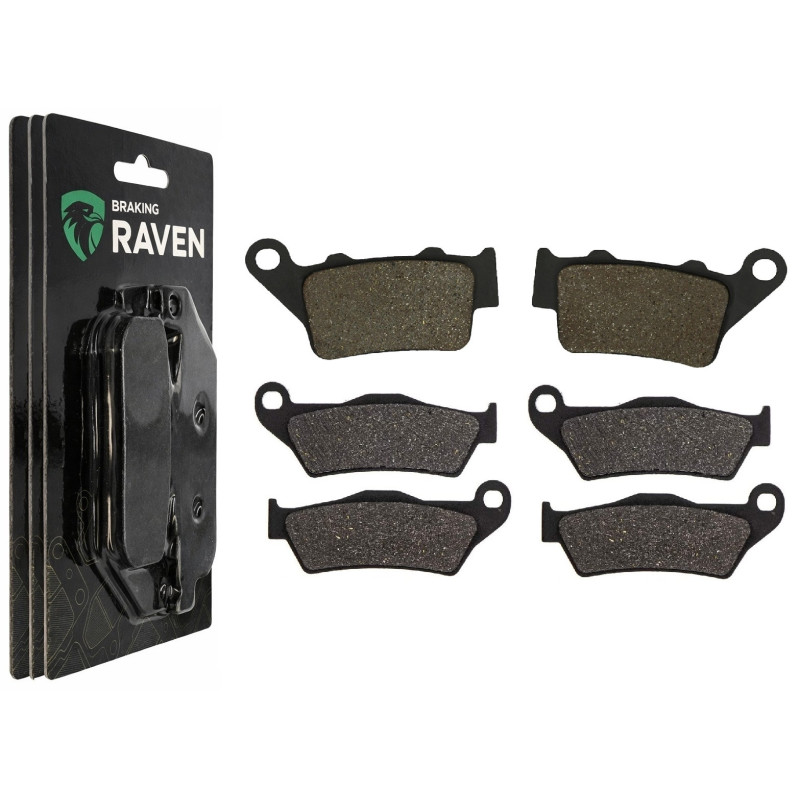 2 Kit plaquettes frein Av G, Av D et Ar Pour Bmw F 850 GS  de 2016 à 2023