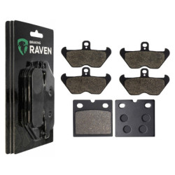 2 Kit plaquettes frein Av G, Av D et Ar Pour Bmw R 1100 RS  de 1992 à 2001