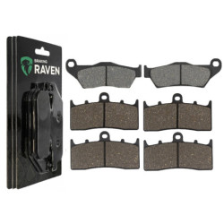 2 Kit plaquettes frein Av G, Av D et Ar Pour Bmw R 1150 R Rockster  de 2002 à 2005