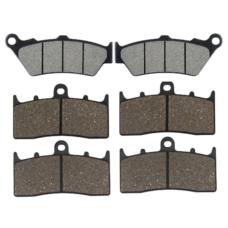 2 Kit plaquettes frein Av G, Av D et Ar Pour Bmw K 1600 GTL  de 2010 à 2023 - Image 2