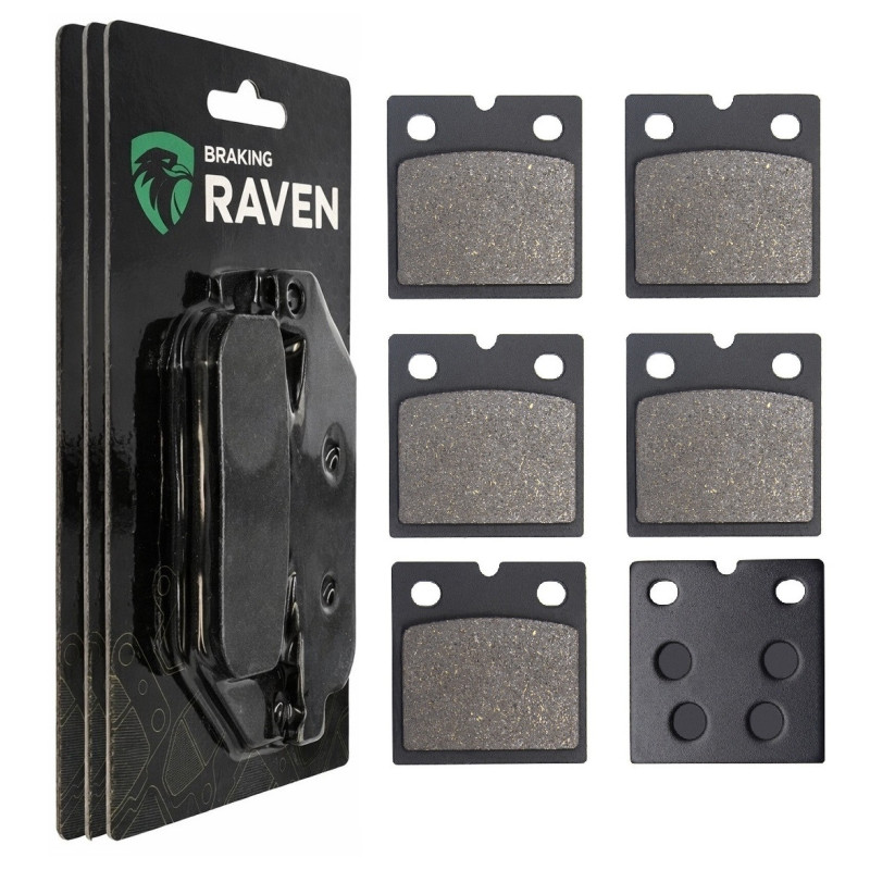 2 Kit plaquettes frein Av G, Av D et Ar Pour Bmw K 75 RT  de 1989 à 1996