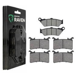 3 Kit plaquettes frein Av G, Av D et Ar Pour Bmw M 1000 XR  de 2023 à 2024