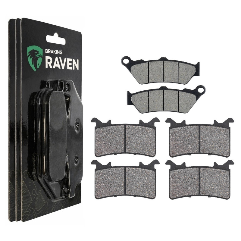 2 Kit plaquettes frein Av G, Av D et Ar Pour Bmw M 1000 XR  de 2023 à 2024