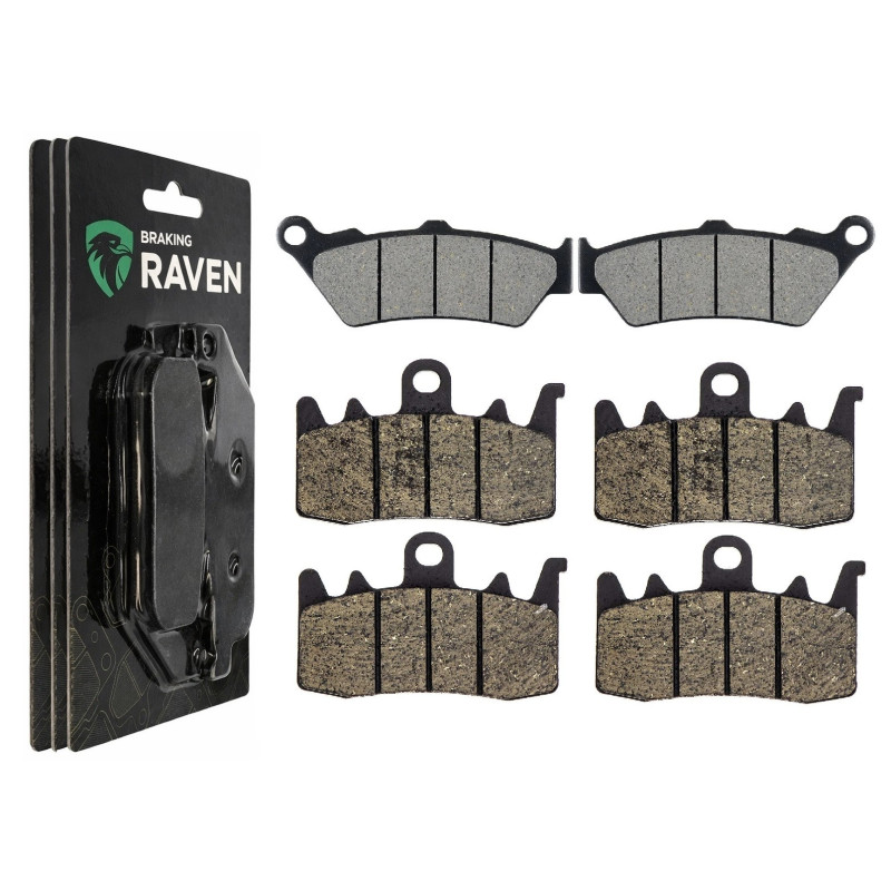 2 Kit plaquettes frein Av G, Av D et Ar Pour Bmw R 1200 RS  de 2014 à 2018