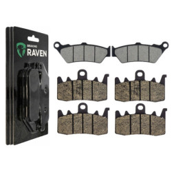 2 Kit plaquettes frein Av G, Av D et Ar Pour Bmw R 1250 RS  de 2019 à 2024