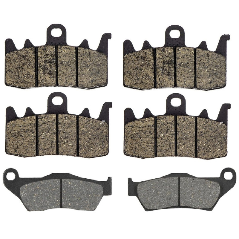 2 Kit plaquettes frein Av G, Av D et Ar Pour Bmw R Nine T  de 2013 à 2023 - Image 2