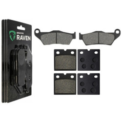 2 Kit plaquettes frein Av G, Av D et Ar Pour Bmw R 850 GS  de 1996 à 1996