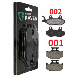 2 Kit plaquettes frein Av G, Av D et Ar Pour Kawasaki KX 125  de 1989 à 1993