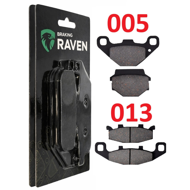 2 Kit plaquettes frein Av G, Av D et Ar Pour Kawasaki KLR 650 Tengai  de 1989 à 1991