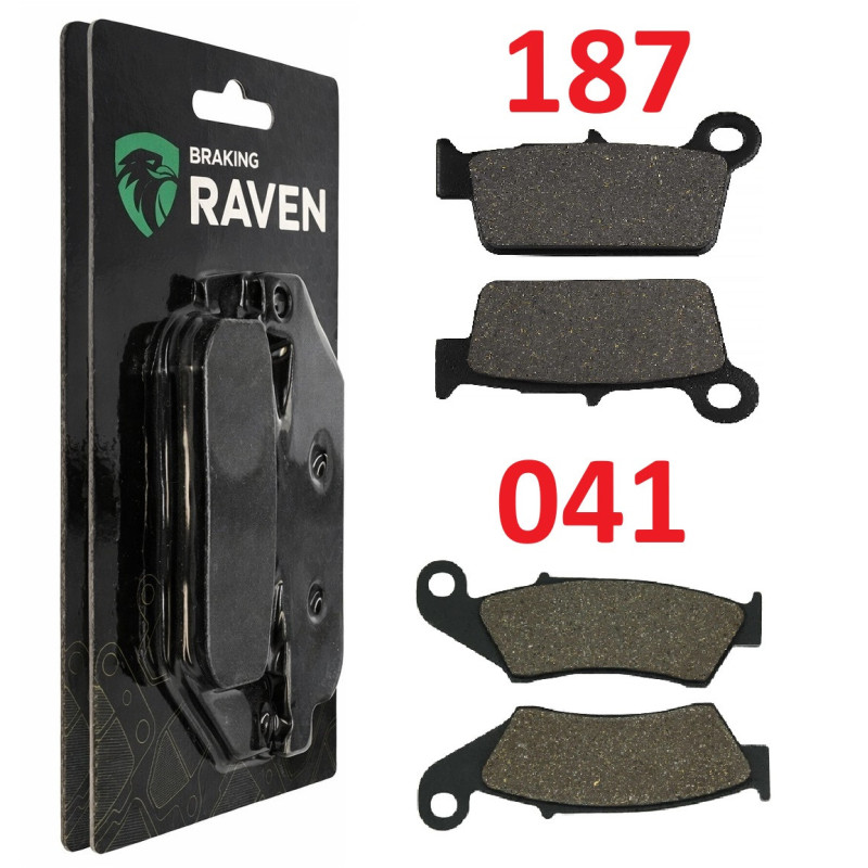 2 Kit plaquettes frein Av G, Av D et Ar Pour Kawasaki KX-F 450XC  de 2021 à 2022