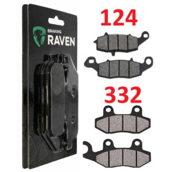 2 Kit plaquettes frein Av G, Av D et Ar Pour Kawasaki W800 Meguro K3  de 2022 à 2022