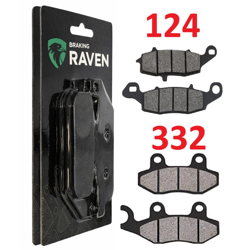 2 Kit plaquettes frein Av G, Av D et Ar Pour Kawasaki W800 Street EJ 800  de 2019 à 2019
