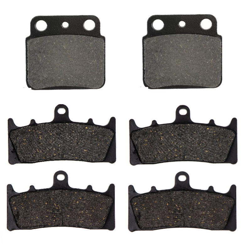 2 Kit plaquettes frein Av G, Av D et Ar Pour Kawasaki Ninja ZX-6R 600  de 1998 a 2001 - Image 2