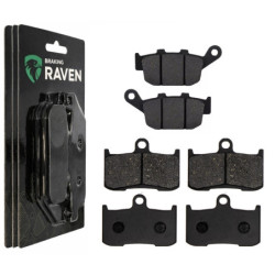 2 Kit plaquettes frein Av G, Av D et Ar Pour Kawasaki Z900  de 2017 a 2026