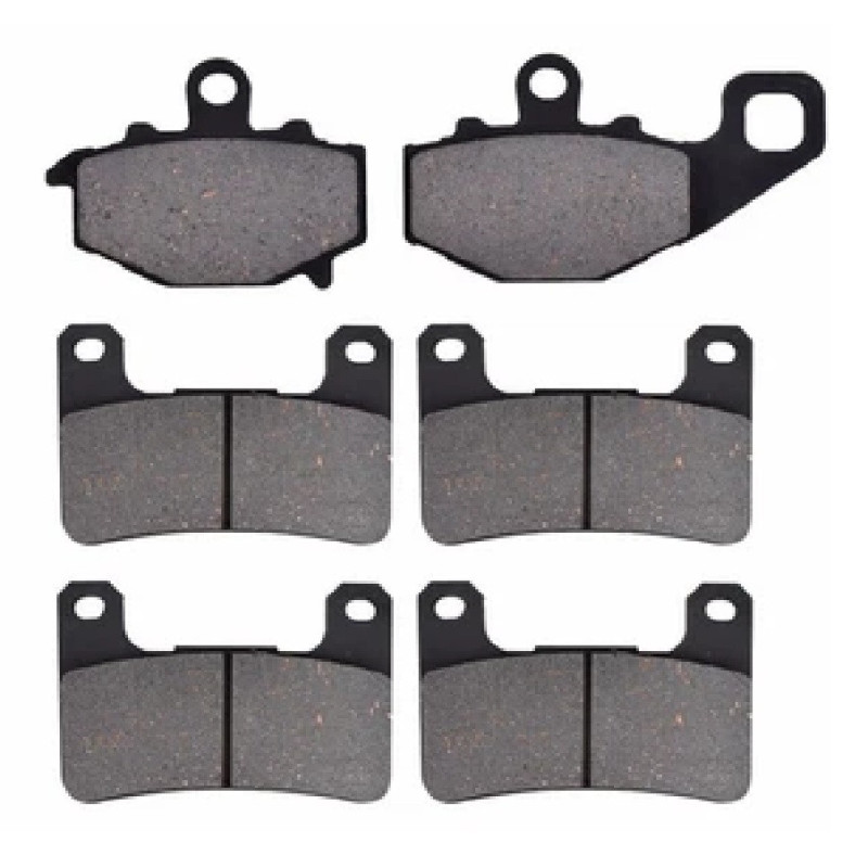 2 Kit plaquettes frein Av G, Av D et Ar Pour Kawasaki Ninja ZX-10R 1000  de 2008 a 2010 - Image 2