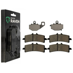 2 Kit plaquettes frein Av G, Av D et Ar Pour Kawasaki Z1000 R Edition  de 2020 a 2023