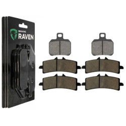 2 Kit plaquettes frein Av G, Av D et Ar Pour Kawasaki Ninja H2  de 2015 a 2024