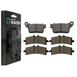 2 Kit plaquettes frein Av G, Av D et Ar Pour Kawasaki Ninja ZX-10R 1000  de 2016 a 2026