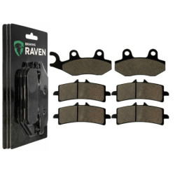 2 Kit plaquettes frein Av G, Av D et Ar Pour Kawasaki Ninja H2 SX SE  de 2022 a 2026